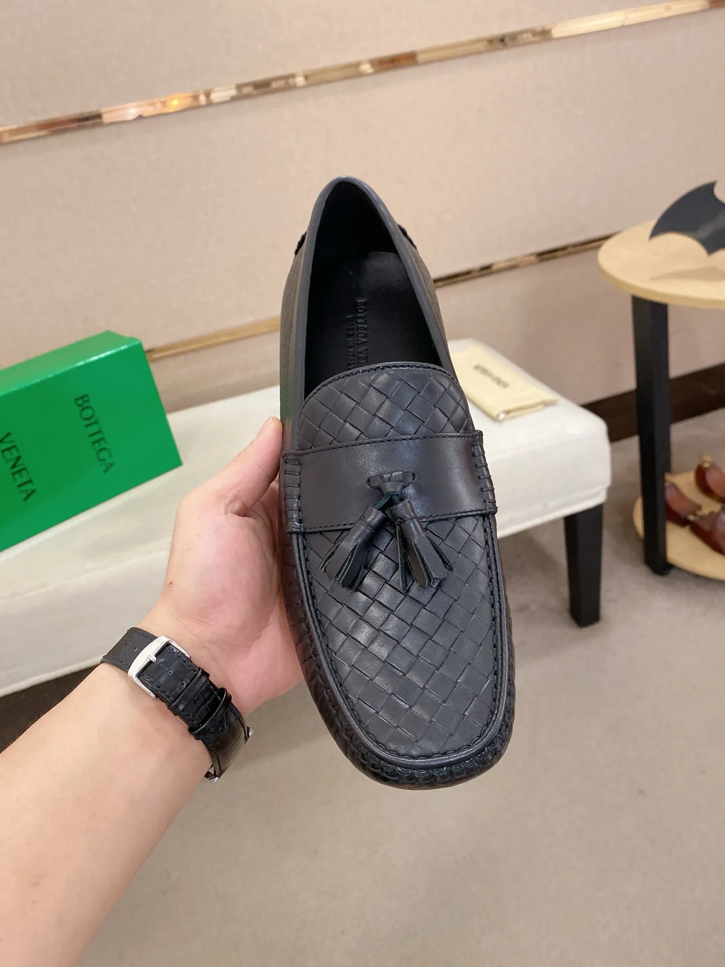 Men's Men's Shoes💰 420💰 (Niu Li + Niu Pad) [BV] The latest hot style‼ ️Casual men's shoes, uppers imported first-layer cowhide ➕Full imported cowhide lining✔️Exquisite workmanship, excellent foot feel, special rubber soles✔️, cool and fashionable, the latest fashion, fashionable outsole, hurry up. Code number: 38-44 (can be customized to 37.45, non-refundable)